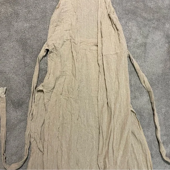 Chinta Mani Alchemi Tunic Womens Small 100% Cotton Beige Bohemian - Picture 3 of 15